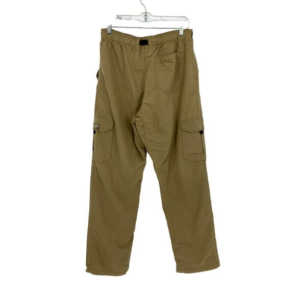 Vintage Prana Cargo Pants Mens Sz Medium Tan Khaki Adjustable Waist 33" Inseam - Picture 6 of 6